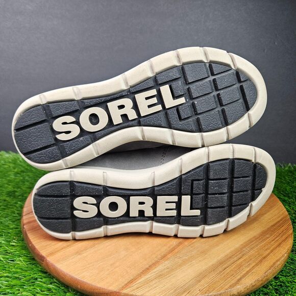 Sorel Winter Boots Womens Size 7.5 Explorer Joan Gray Suede Faux Fur NL3039-052 - Picture 10 of 11